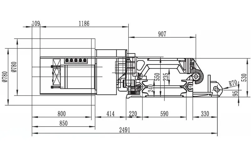 Мостовой угольный комбайн для сверхтонких пластов типа MG250-570-WD (5GQB) (7)
