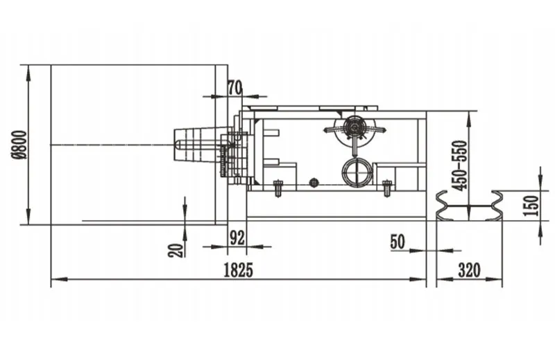 Угольный комбайн с нижним подкомовым исполнительным органом типа MG120(107)-TP (YR)