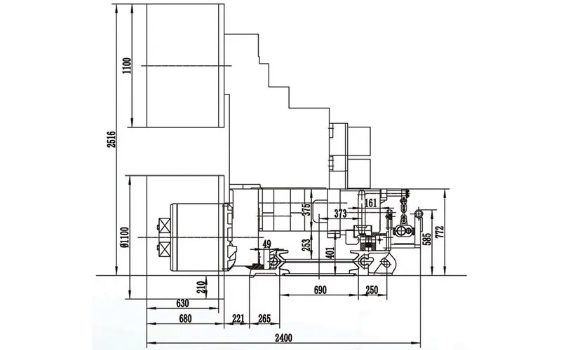 Угольный комбайн с переменно-токовой электровлекущей передачей типа MG2x125-580-BWD (7FCJ) (5)