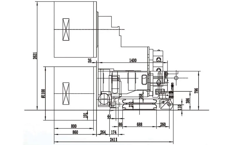 Мощный угольный комбайн типа MG2x180-850-BWD (9FCJ) (7)
